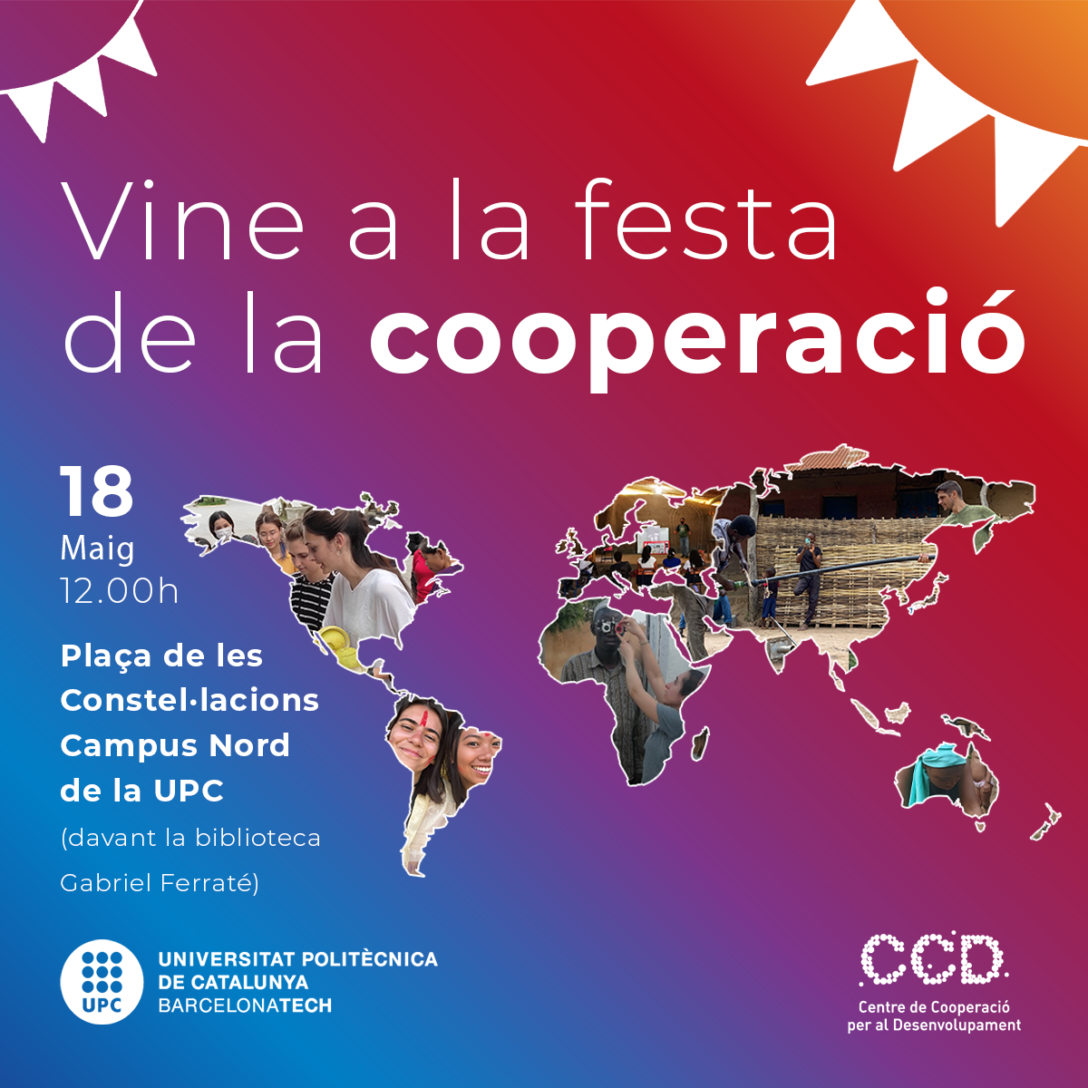 El CCD culmina la celebració dels 30 anys amb una festa de la cooperació, el 18 de maig